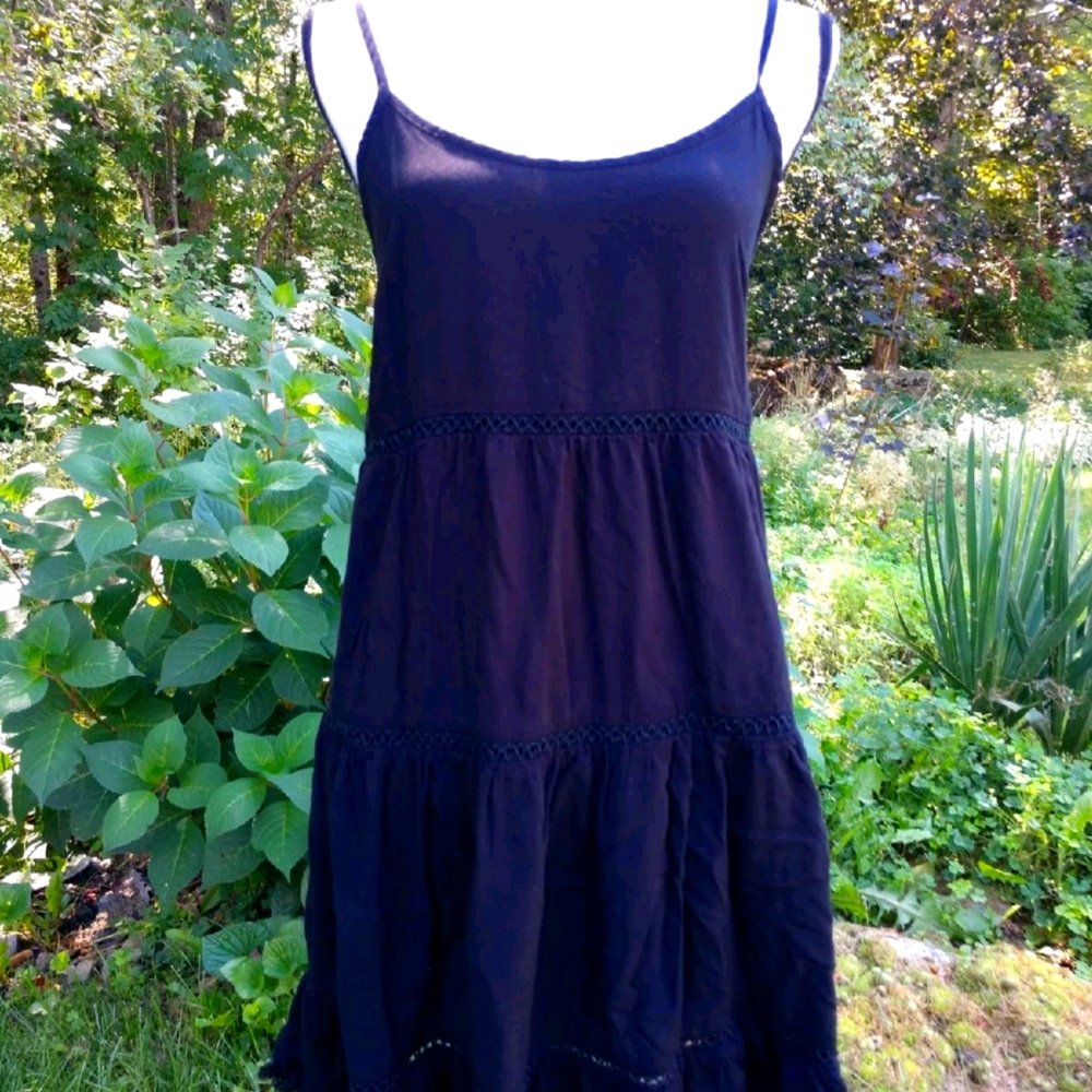 Mossimo black boho summer dress NWOT